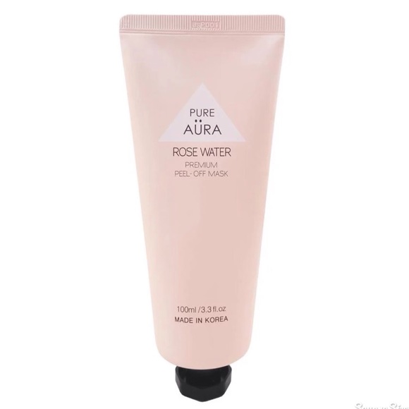 NEW PURE AURA ROSE WATER PEEL OFF MASK - Picture 4 of 4